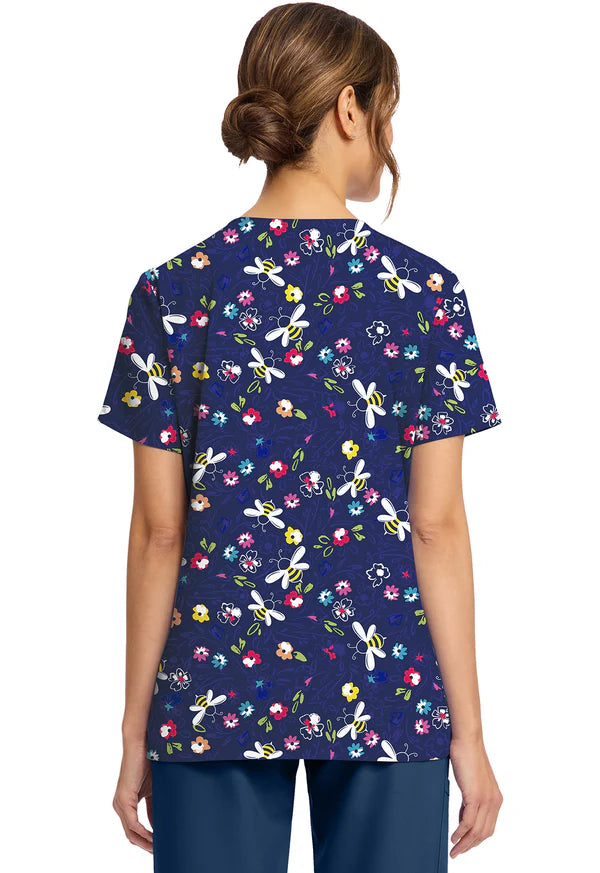 Polera Clínica Estampada Mujer CK856 BMBE