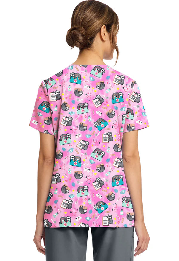 Polera Clínica Estampada Mujer CK856 NUSH Enfermera