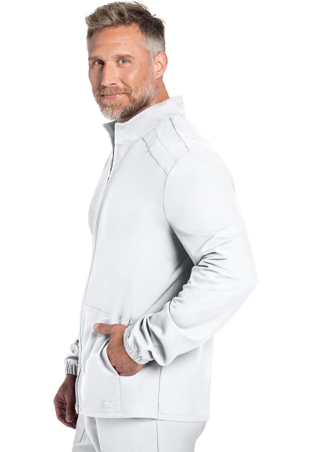 Chaqueta / polerón Clínico Hombre Blanco CK359A Cherokee Ultra