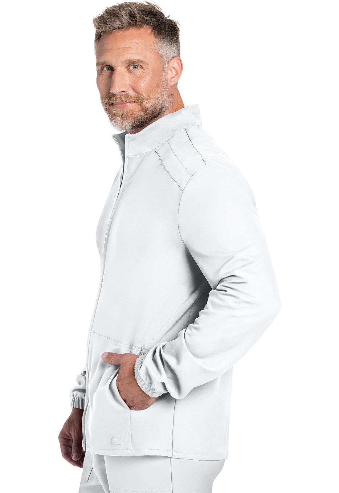 Chaqueta / polerón Clínico Hombre Blanco CK359A Cherokee Ultra