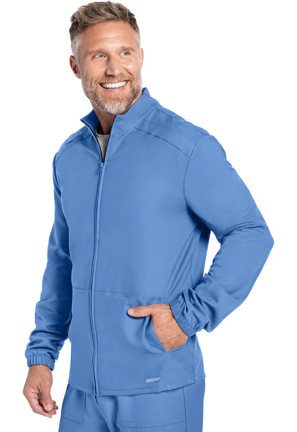 Chaqueta / polerón Clínico Hombre Celeste CK359A Cherokee Ultra