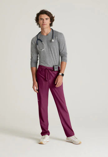 Pantalón Clínico Hombre GSSP649 Morado Burdeo Wine Evolve Grey's Anatomy