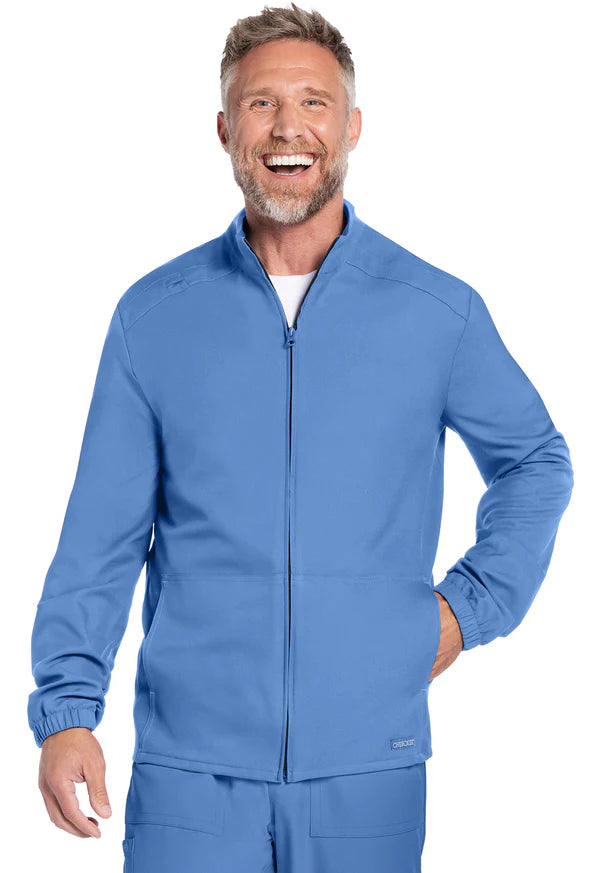 Chaqueta / polerón Clínico Hombre Celeste CK359A Cherokee Ultra