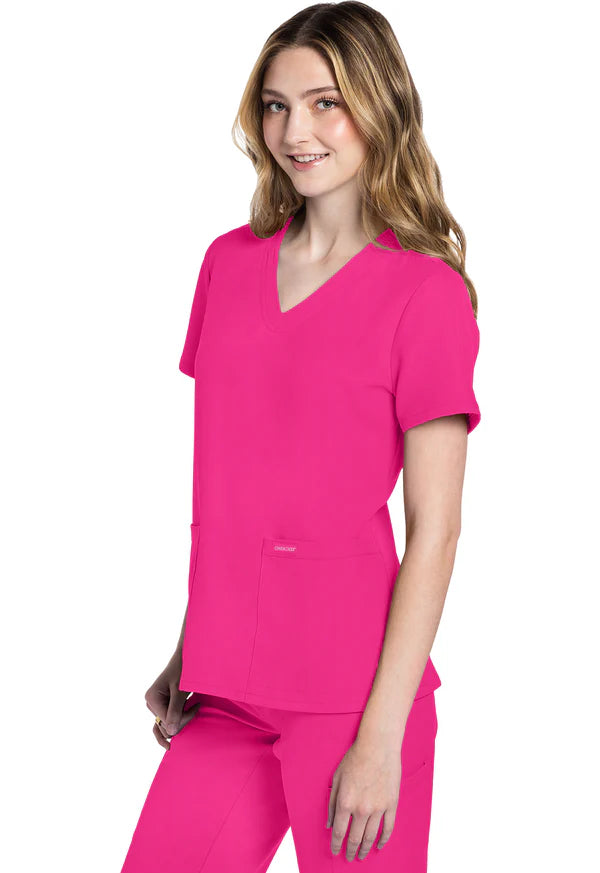 Polera Clínica Mujer Fucsia CK953A Cherokee WW Ultra