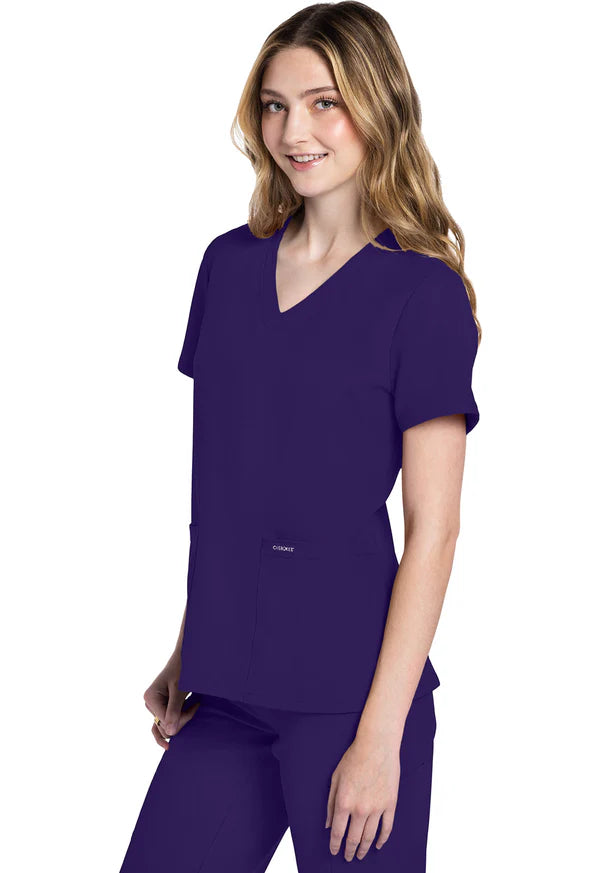 Polera Clínica Mujer Morado GRPN CK953A Cherokee Ultra