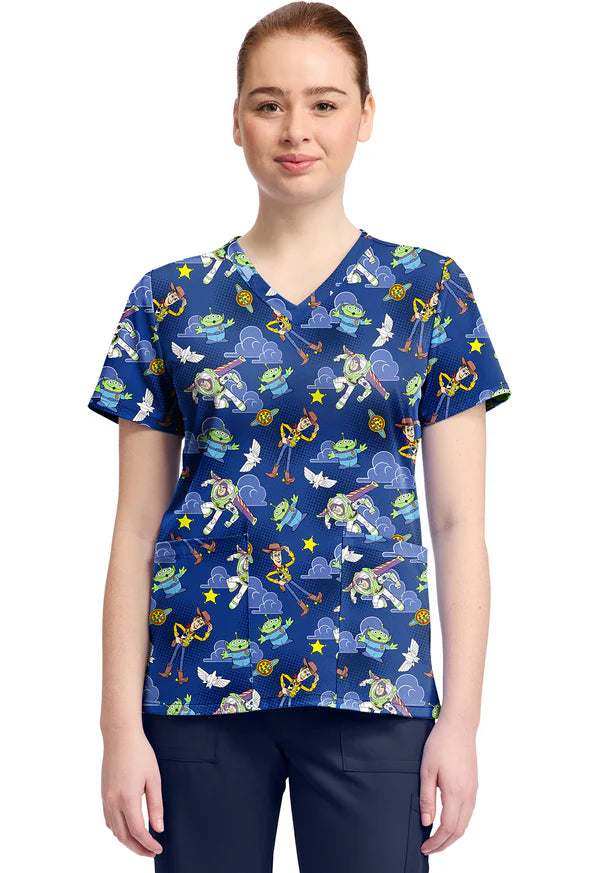 Polera Clínica Estampada Disney Mujer TF796 TSAR