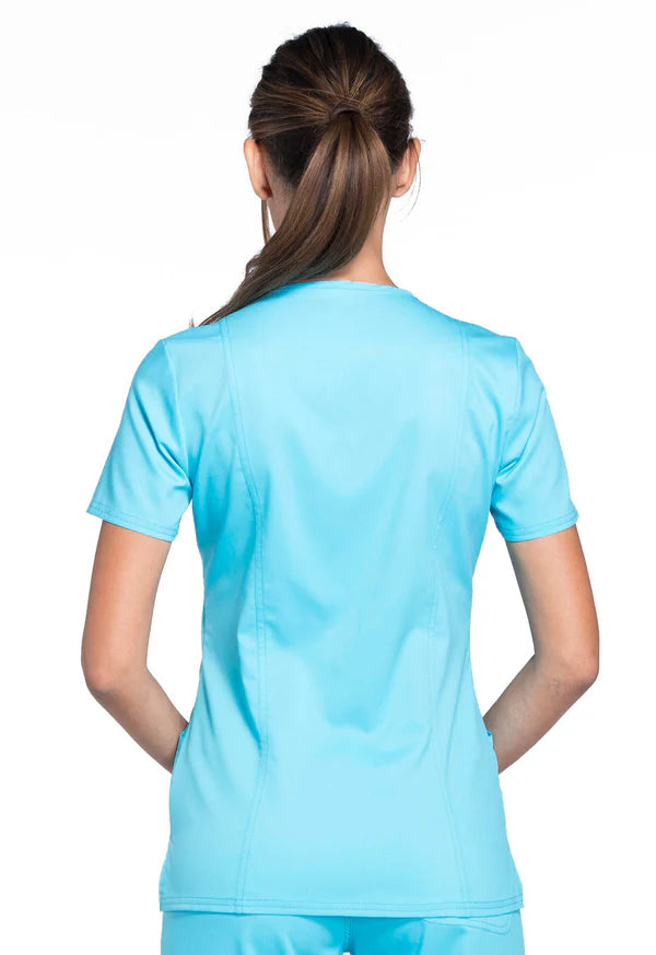 Polera Clínica Mujer Turquesa WW610 Cherokee Workwear revolution