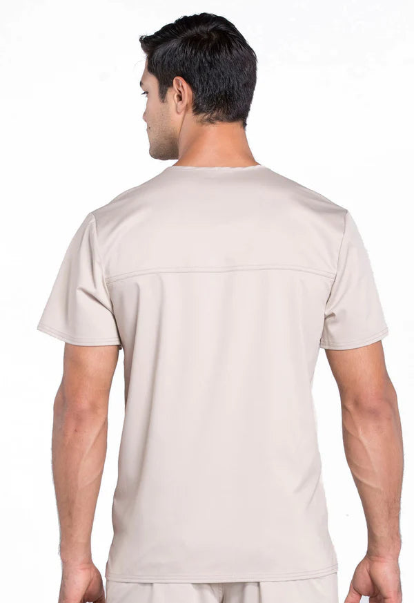 Polera Clínica Hombre Beige WW670 Cherokee Revolution Workwear
