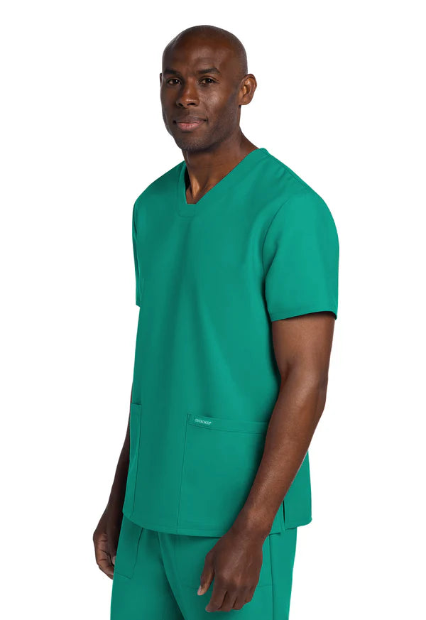 Polera Clínica Hombre Verde teal CK784A Cherokee Ultra