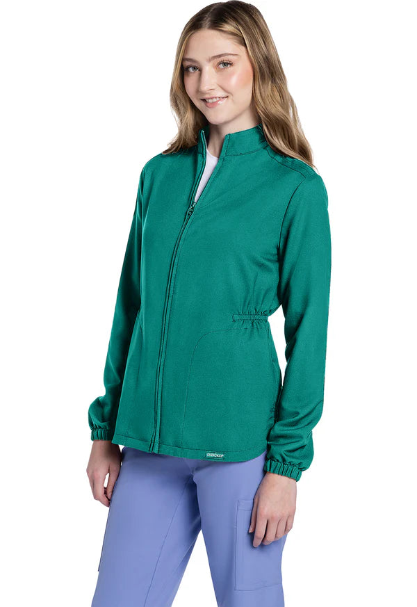 Chaqueta / Polerón Clínico Mujer Teal CK391A Cherokee WW Ultra