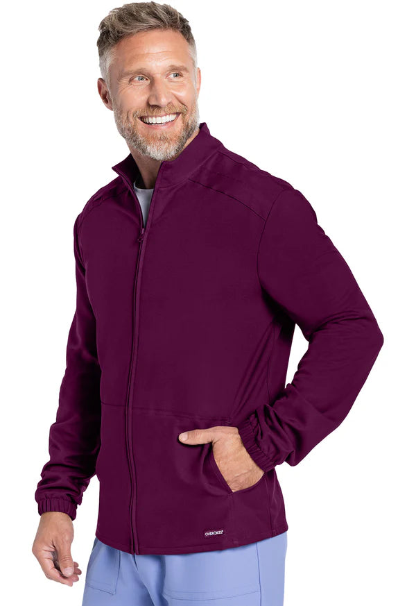 Chaqueta / polerón Clínico Hombre Burdeo CK359A Cherokee Ultra