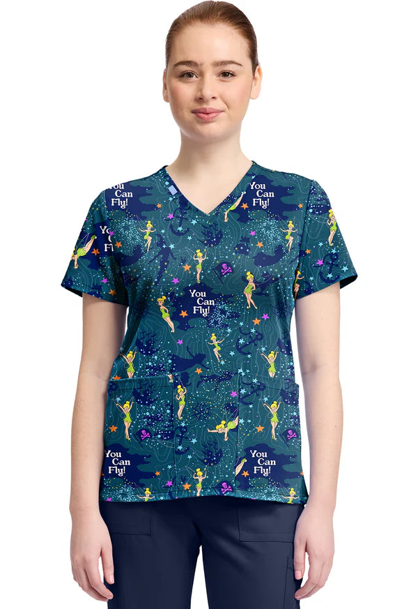 Polera Clínica Estampada Disney Mujer TF796 TBYM