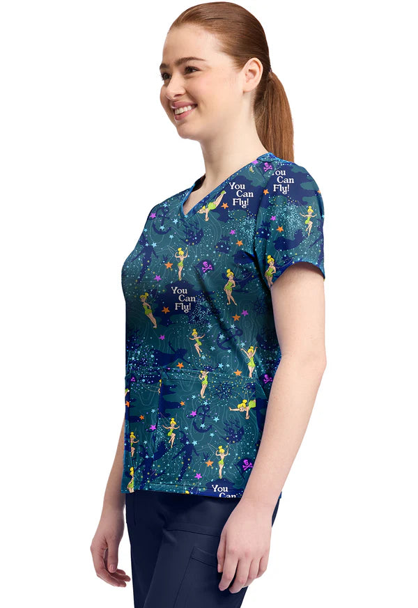 Polera Clínica Estampada Disney Mujer TF796 TBYM