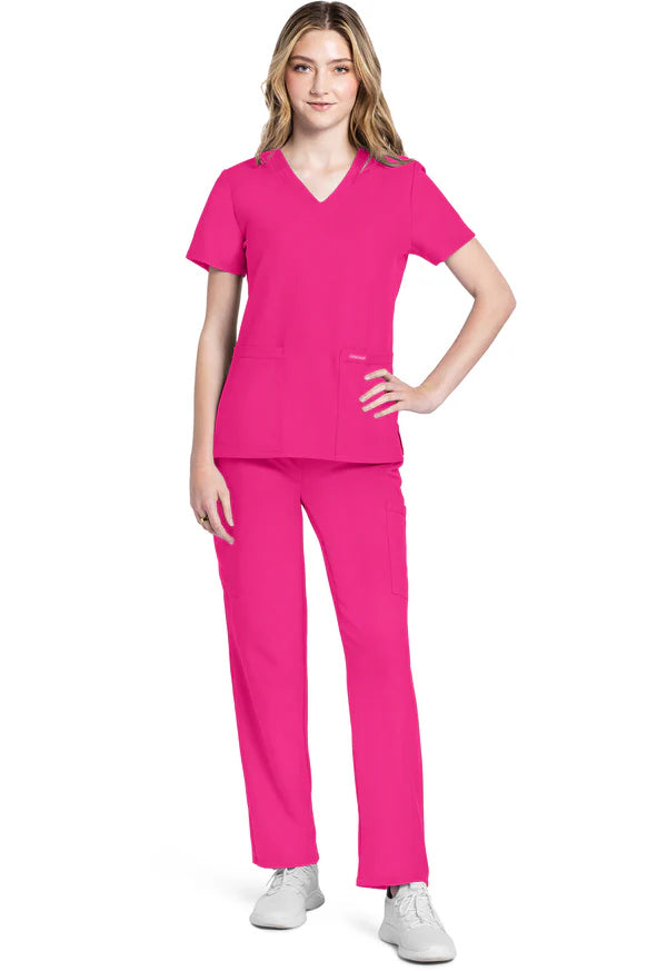 Polera Clínica Mujer Fucsia CK953A Cherokee WW Ultra