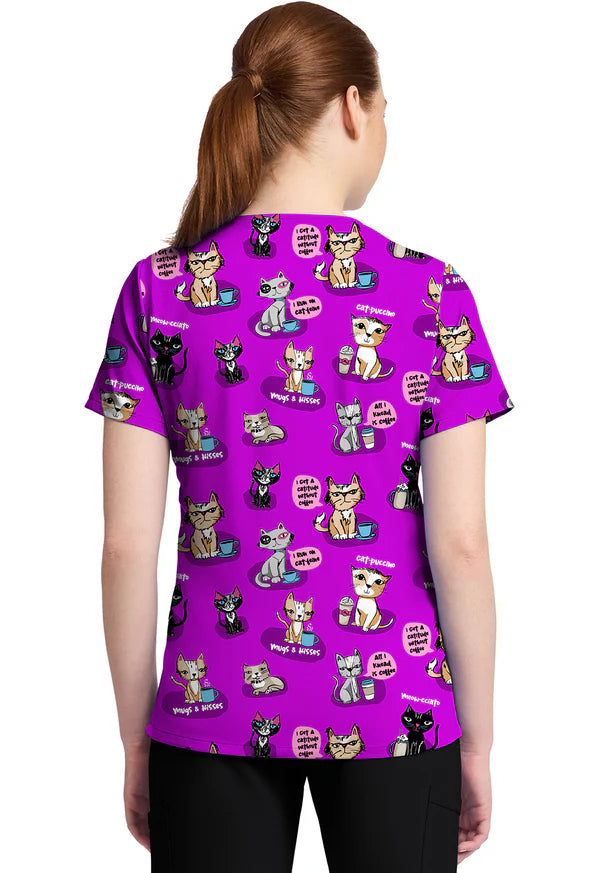 Polera Clínica Estampada Mujer CK857 CFTK Cherokee