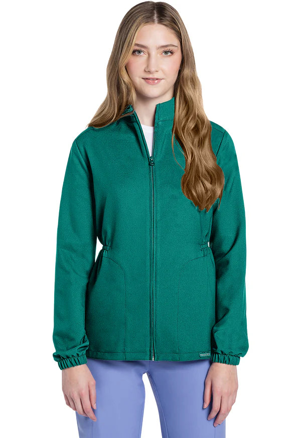 Chaqueta / Polerón Clínico Mujer Teal CK391A Cherokee WW Ultra