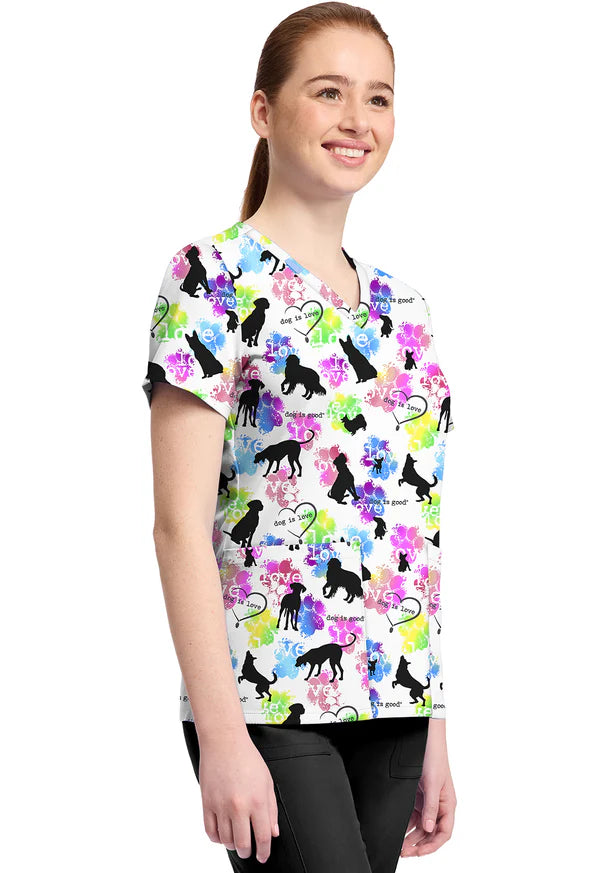 Polera Clínica Estampada Disney Mujer TF796 OGIL