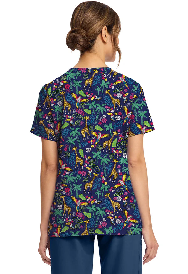 Polera Clínica Estampada Mujer CK856 JGJI