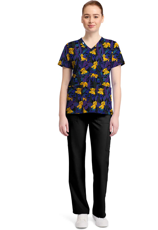 Polera Clínica Estampada Disney Mujer TF796 LKLN Tooniforms