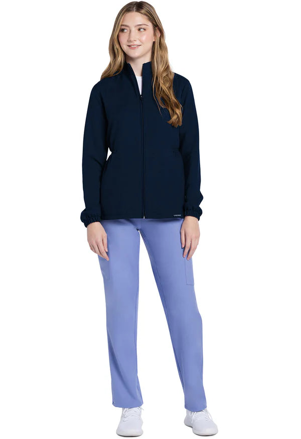 Chaqueta / Polerón Clínico Mujer Azul Navy CK391A Cherokee WW Ultra