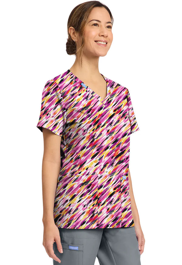 Polera Clínica Mujer Estampada CK856 WCMK Cherokee