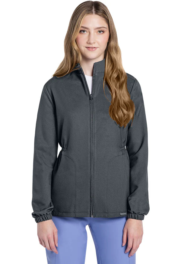 Chaqueta / Polerón Clínico Mujer Pewter CK391A Cherokee WW Ultra
