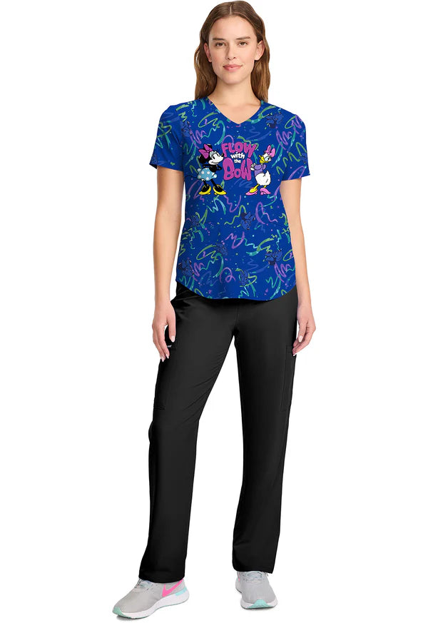 Polera Clínica Estampada Disney Mujer TF737 MKWZ Tooniforms