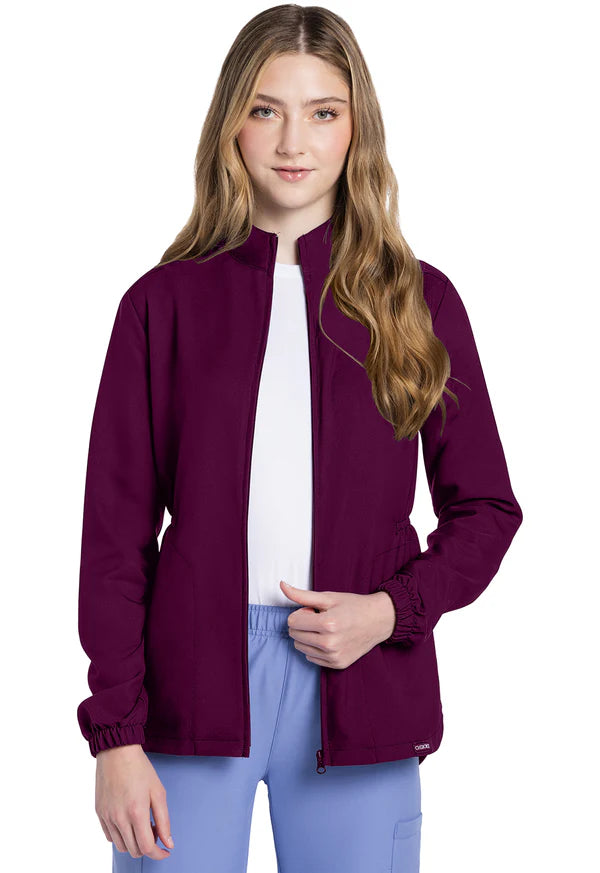 Chaqueta / Polerón Clínico Mujer Burdeo CK391A Cherokee WW Ultra